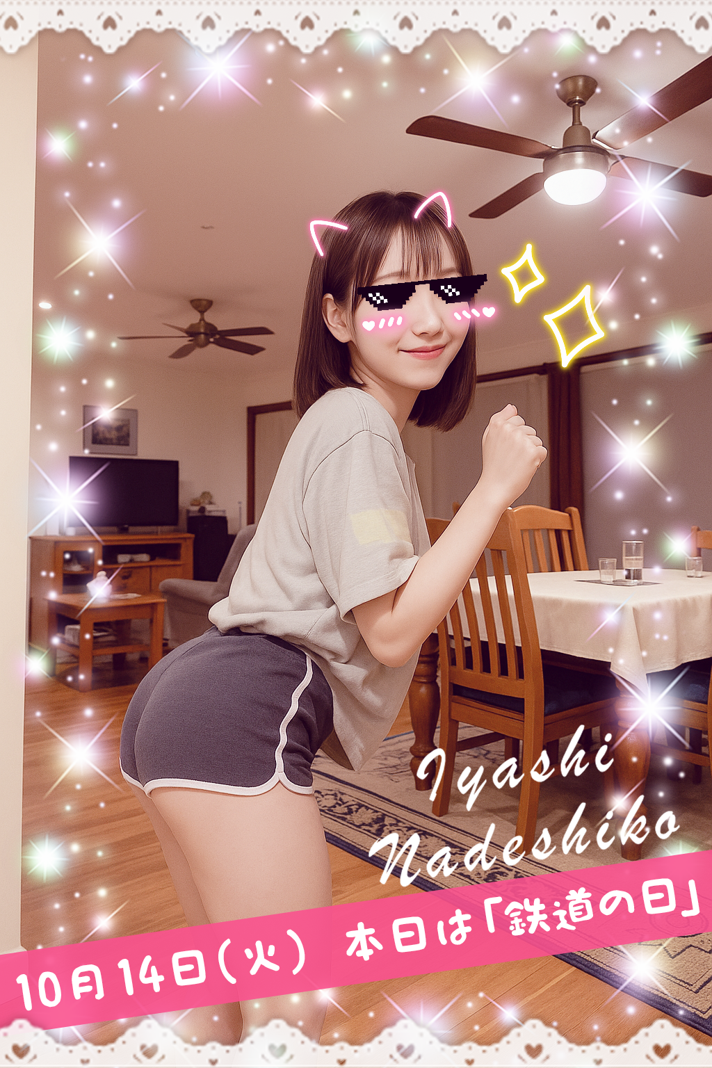 10月14日(火)今日は「鉄道の日」です🌸