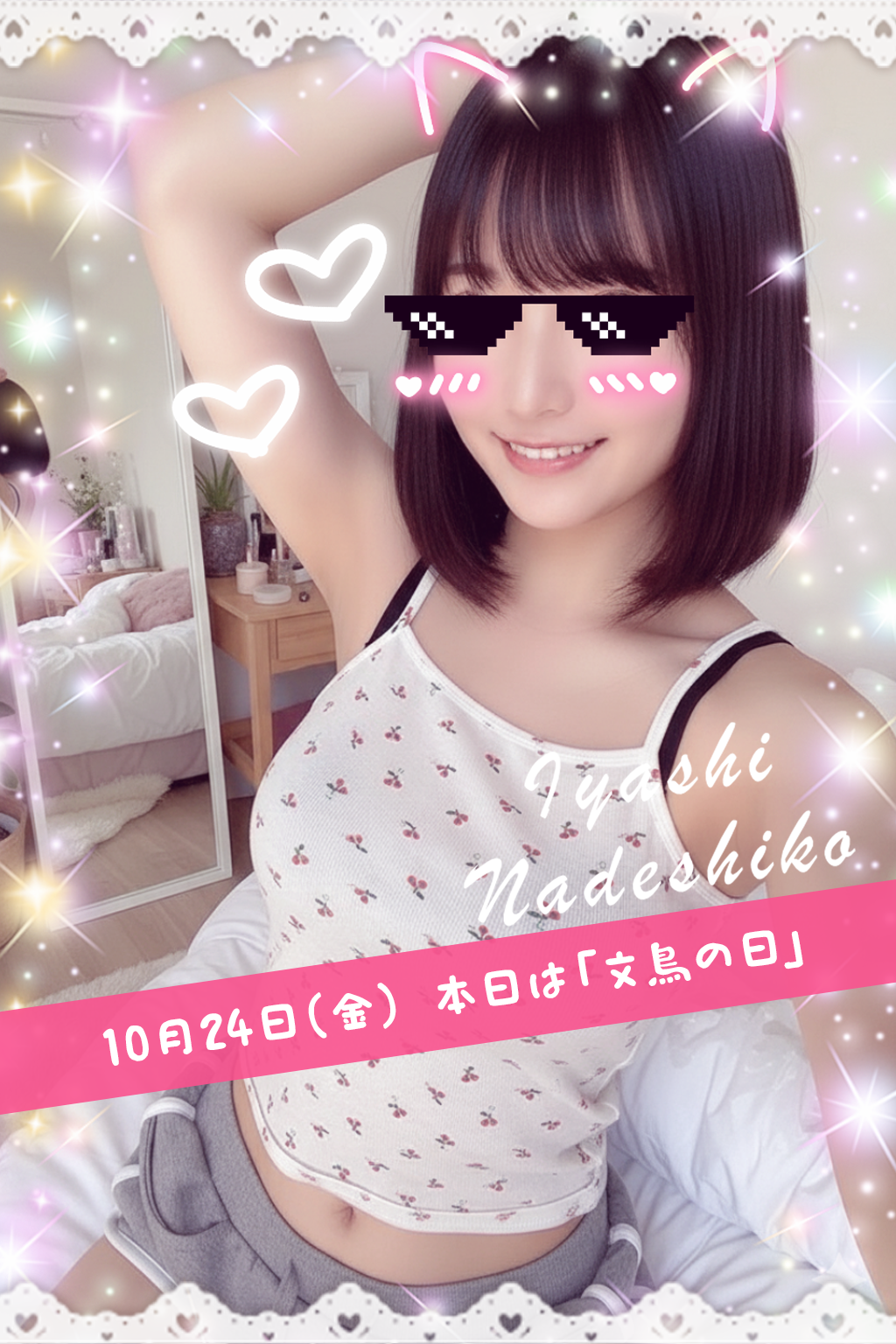 10月24日(金)今日は「文鳥の日」です🌸