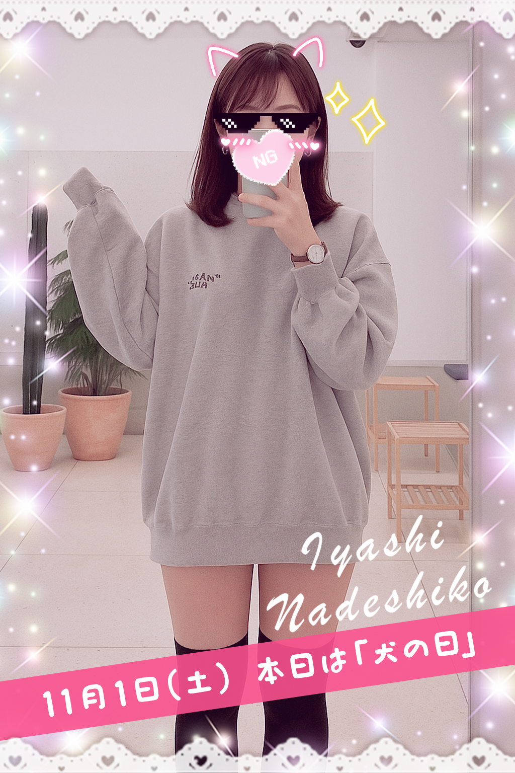 11月1日(土)今日は「犬の日」です🐶🌸